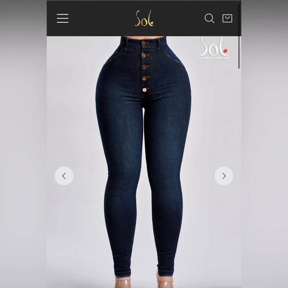 Sol Beauty And Care Jeans Blue fantasy Size 2-12